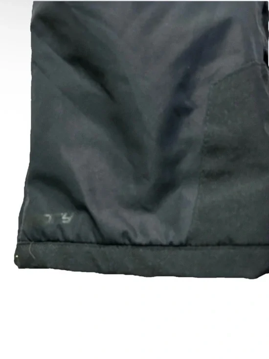 Youth Mountain Warehouse Snow Black Snow Pants Suspenders Size 9/10 Double Knee - Picture 2 of 4